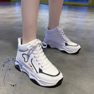 Tenis Botines| Forro Peluche | Diseño LOVE con Corazón